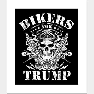 Bikers For Trump Vote 2020 Election Posters and Art